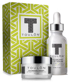TOULON Beauty Gift SET. Includes Hyaluronic Acid Serum & Eye Cream: a Perfect Holiday Gift!